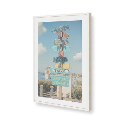 [Color:Opaque White], Picture of art in a Opaque White frame of the corner