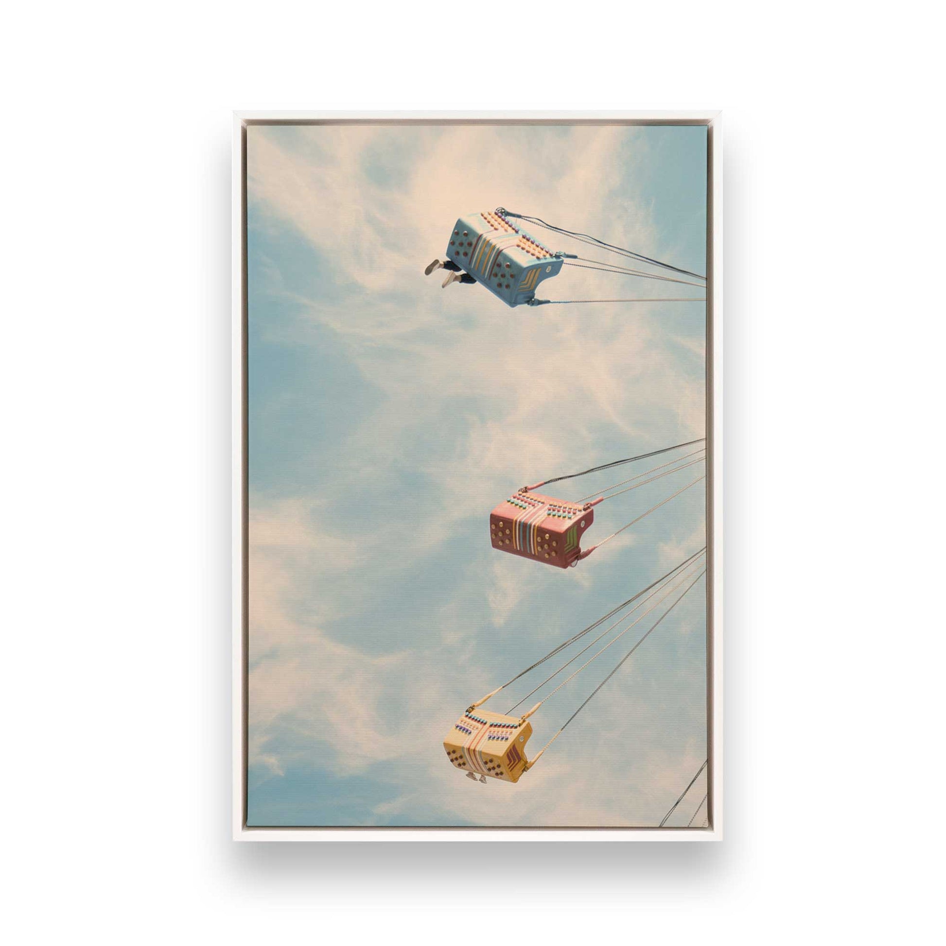 [Color:Opaque White], Picture of art in a White frame