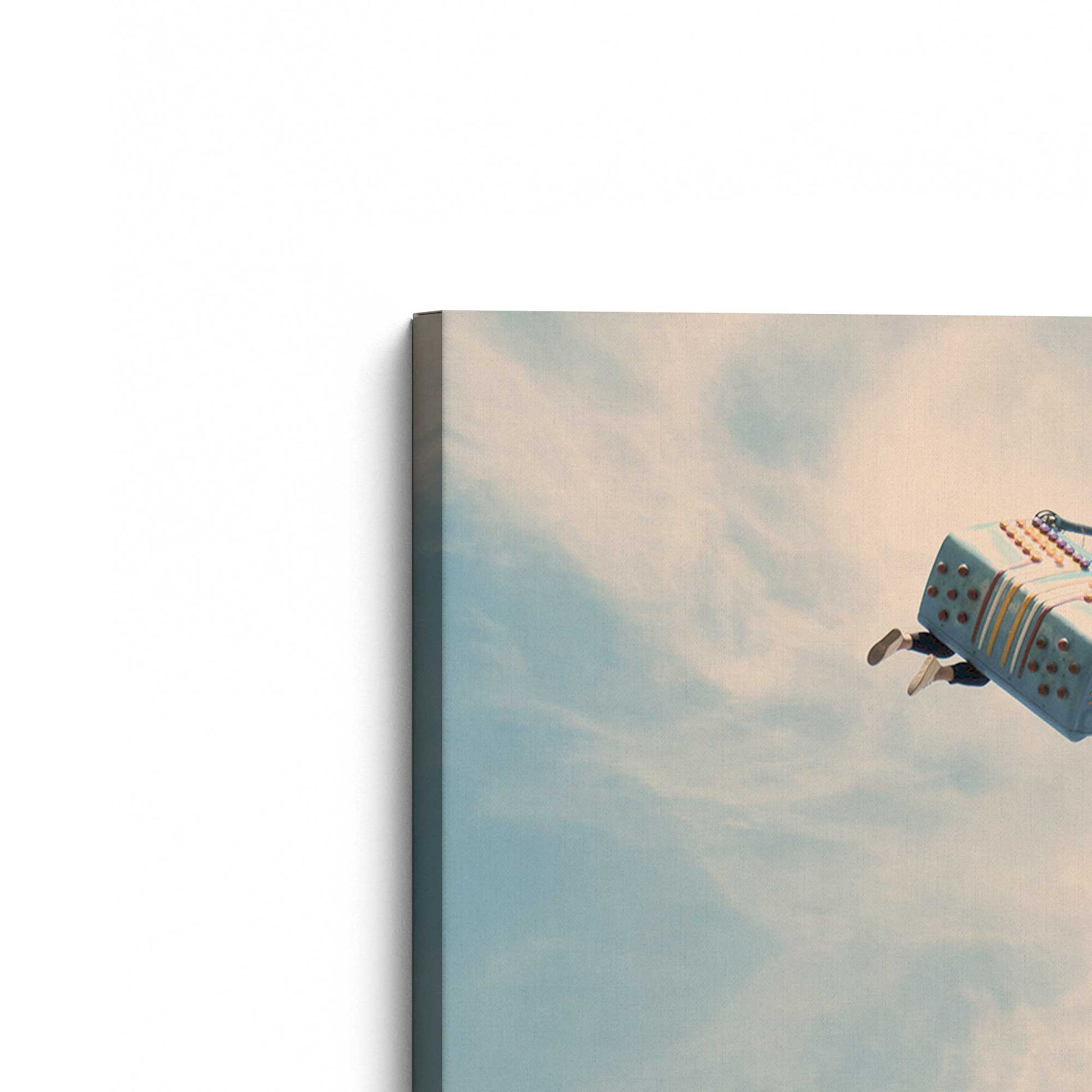 [Color:Stretched Canvas], Picture of the corner of the art