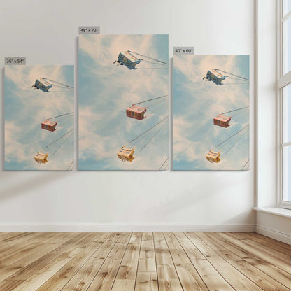 [Color:Stretched Canvas], Image showing the size comparisons