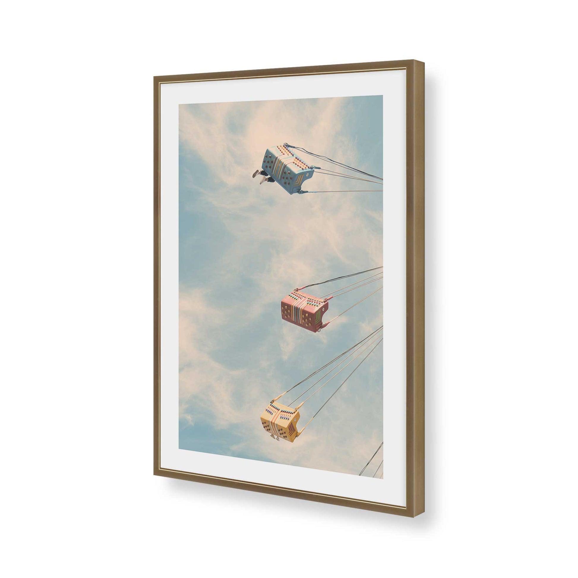 [Color:Brushed Gold], Picture of art in a Brushed Gold frame of the corner