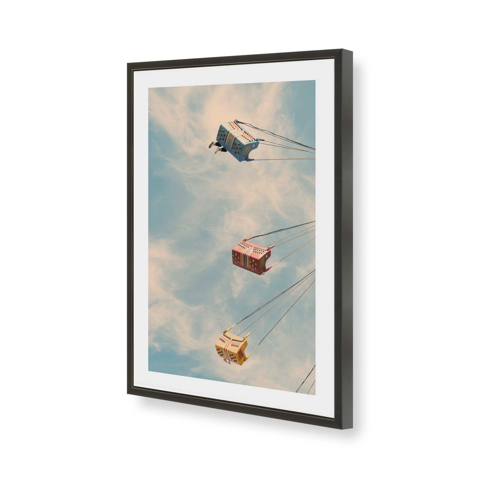 [Color:Satin Black], Picture of art in a Satin Black frame of the corner