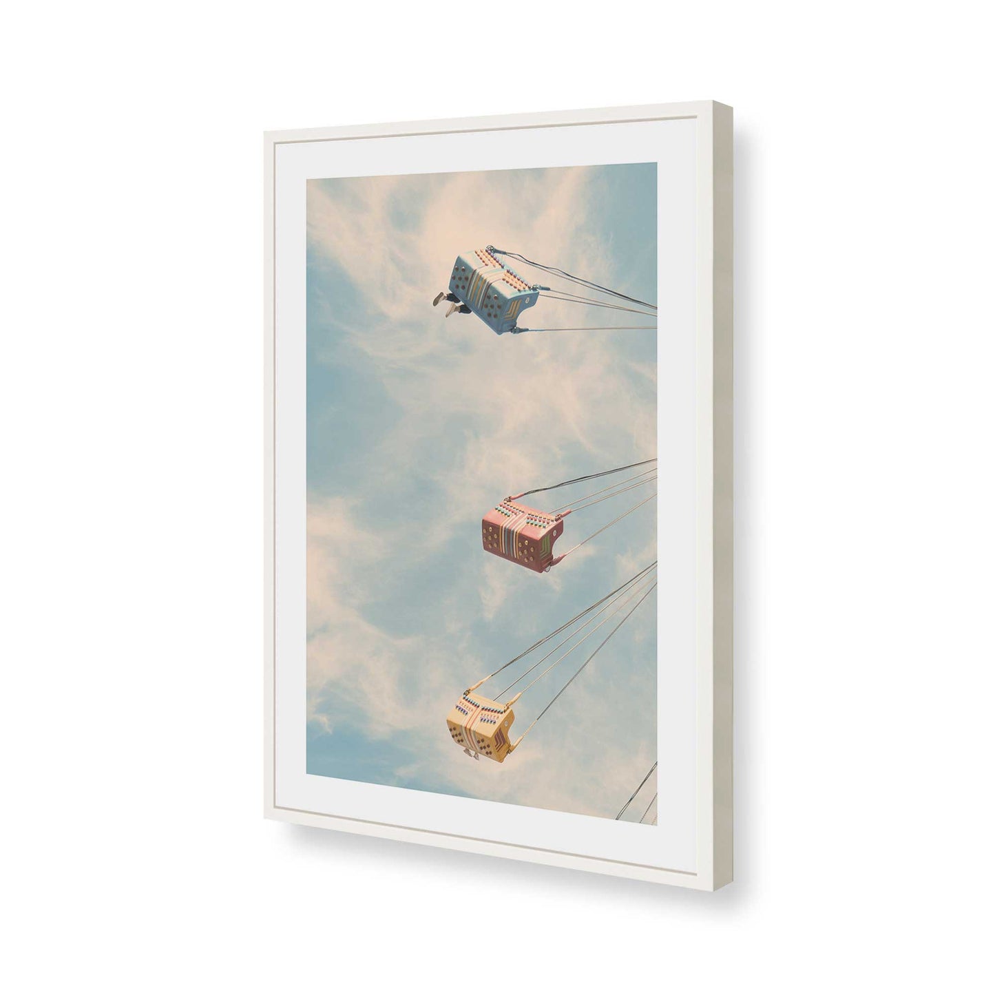 [Color:Opaque White], Picture of art in a Opaque White frame of the corner