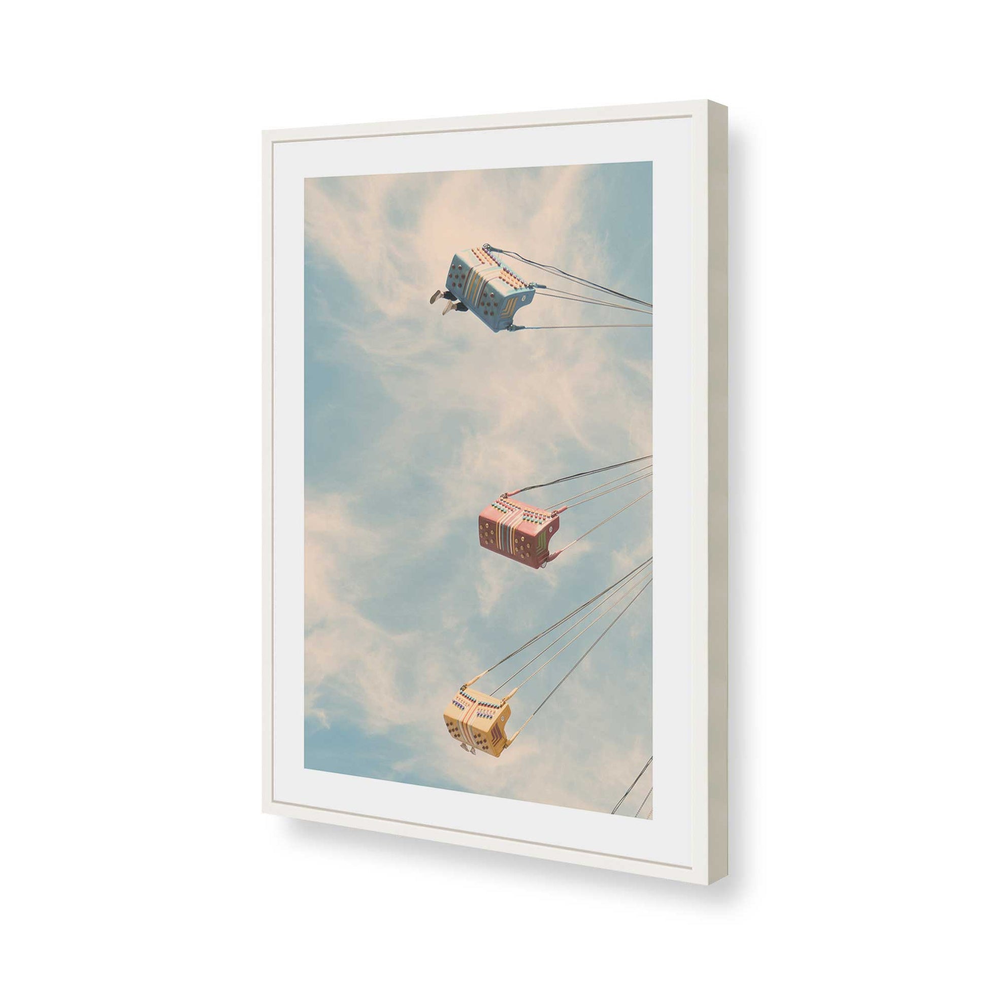 [Color:Opaque White], Picture of art in a Opaque White frame of the corner