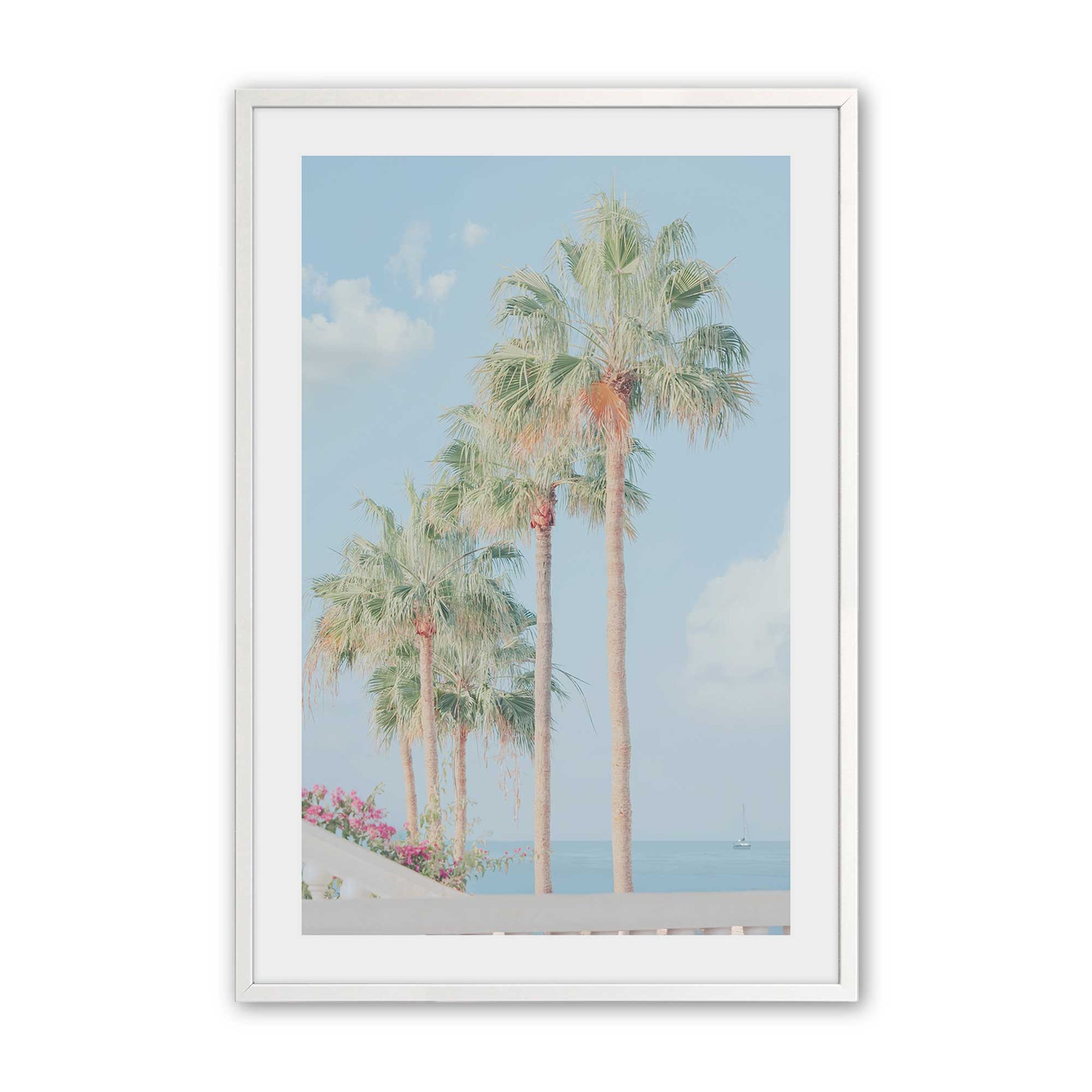 [Color:Opaque White], Picture of art in a Opaque White frame