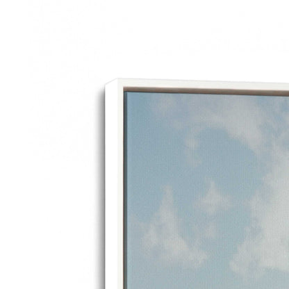 [Color:Opaque White], Picture of art in a White frame at an angle