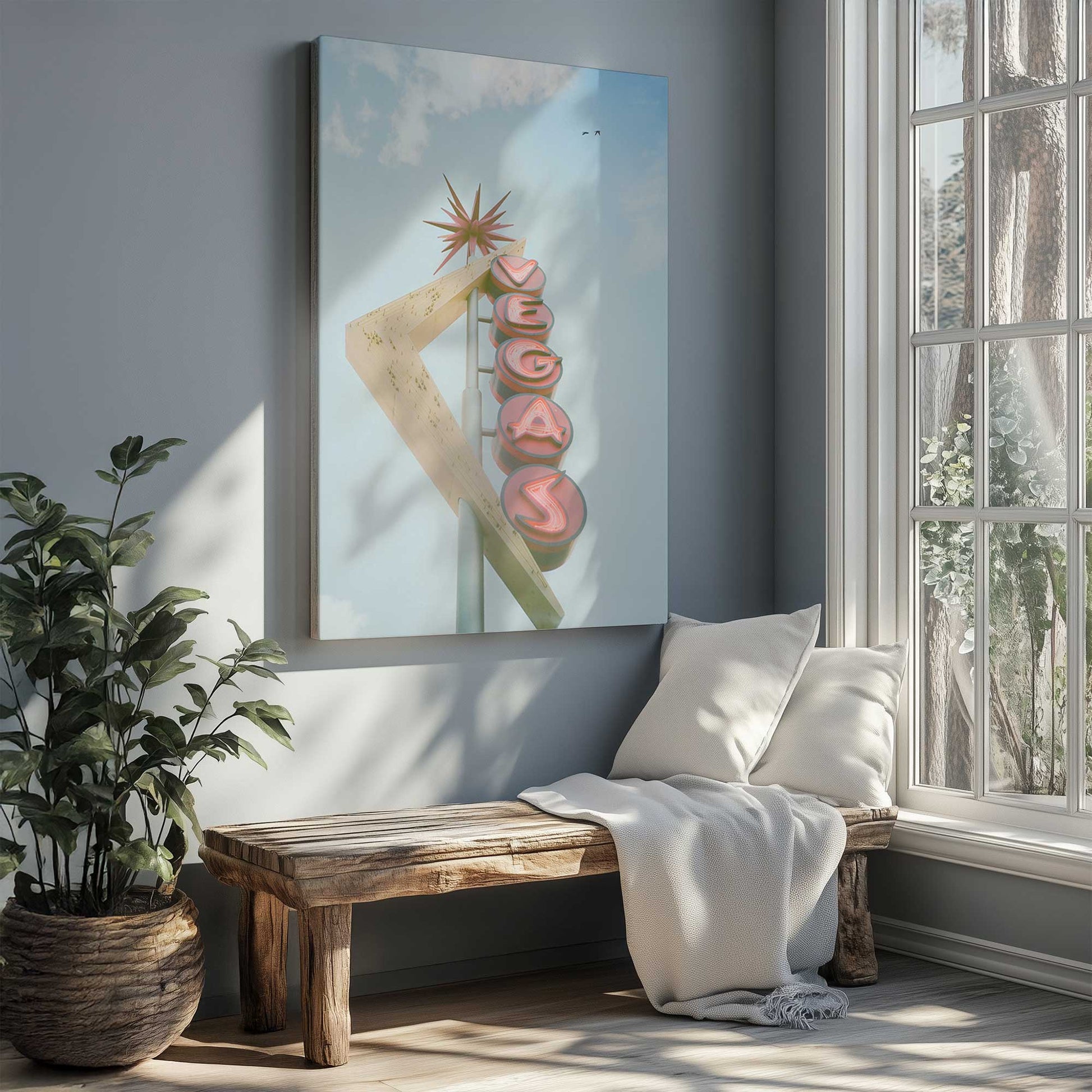 Picture of art in a room