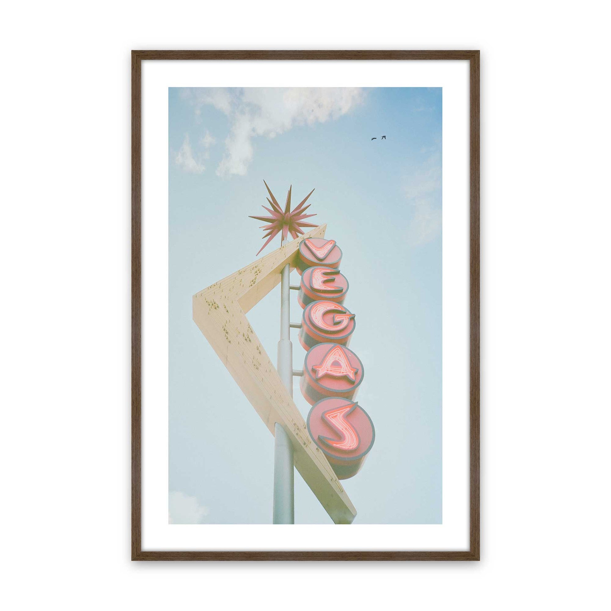 [Color:Walnut], Picture of art in a Walnut frame