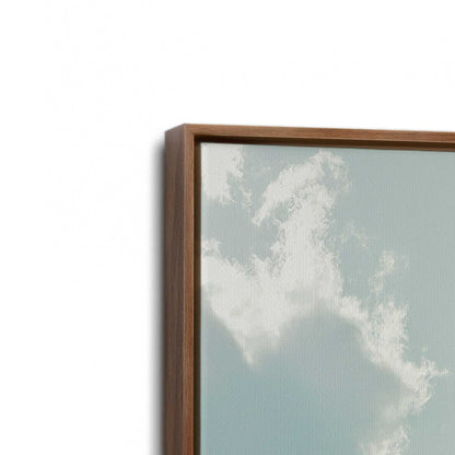 [Color:Walnut], Picture of art in a Walnut frame at an angle