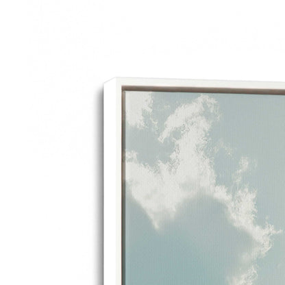 [Color:Opaque White], Picture of art in a White frame at an angle
