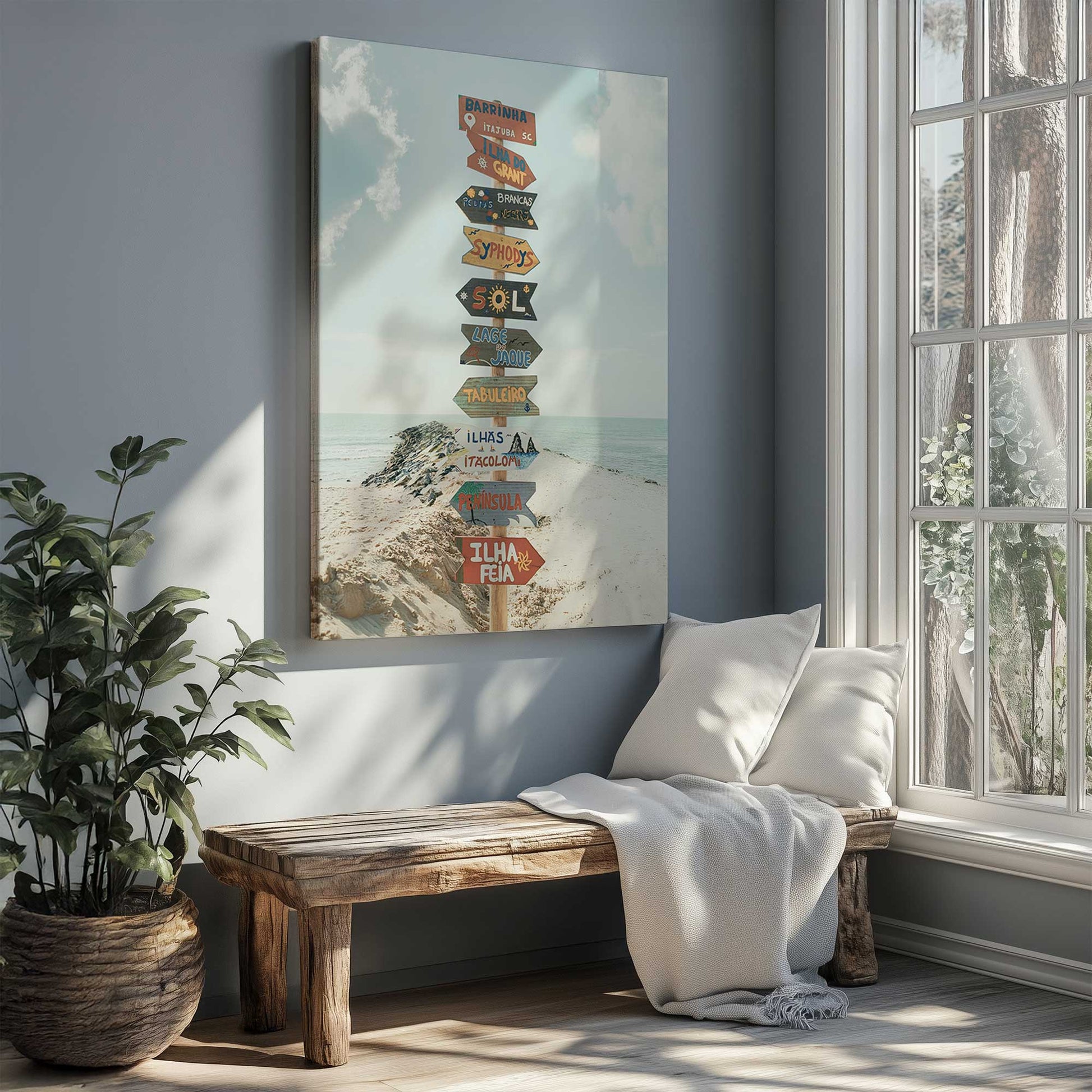 Picture of art in a room