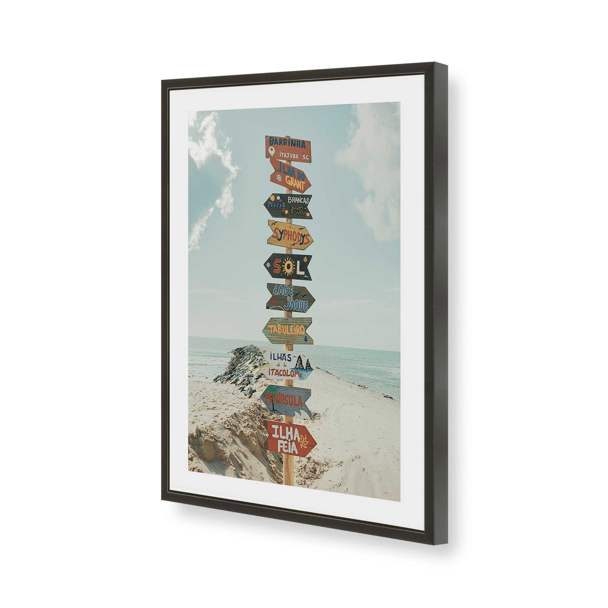 [Color:Satin Black], Picture of art in a Satin Black frame of the corner