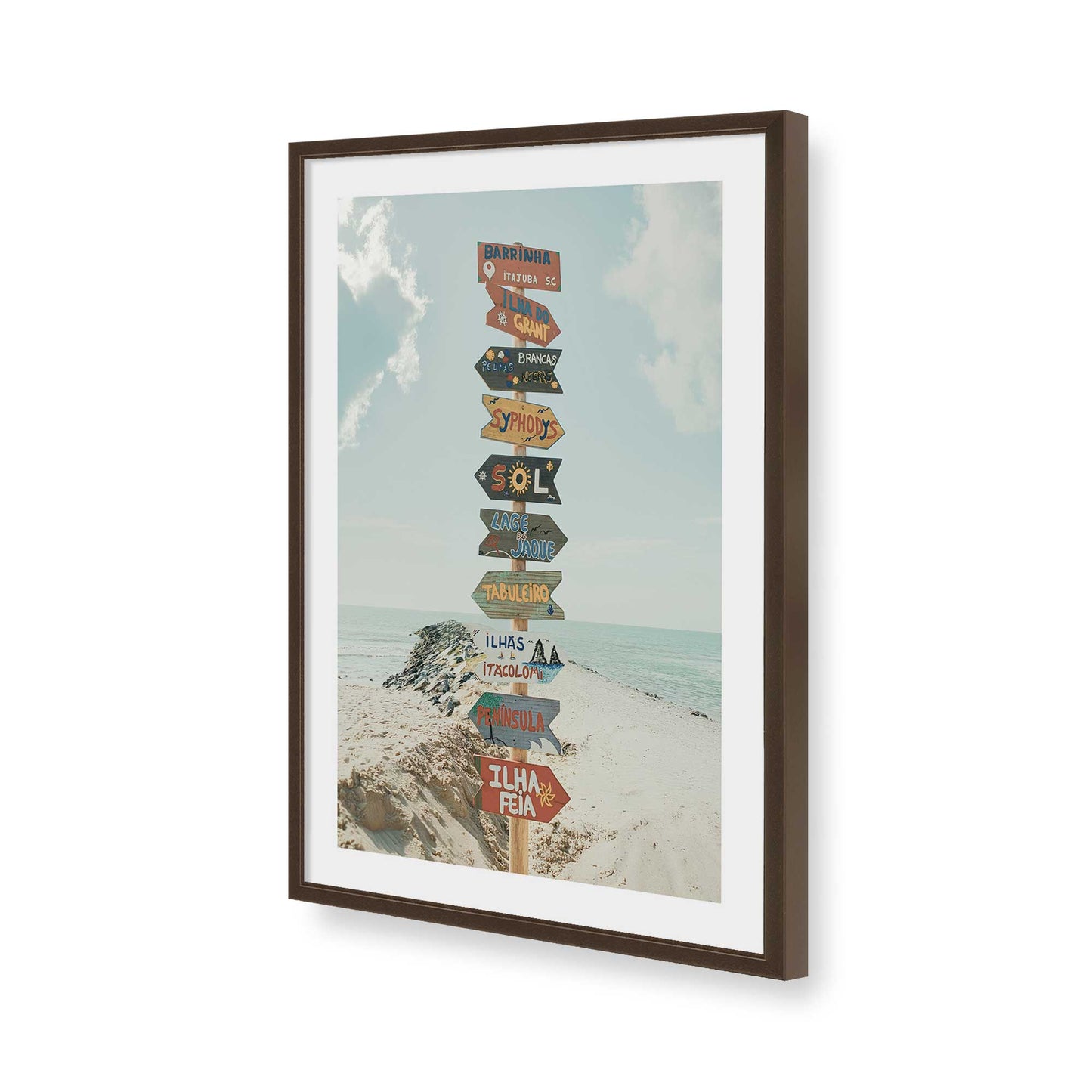 [Color:Belvinder Brown], Picture of art in a Belvinder Brown frame of the corner