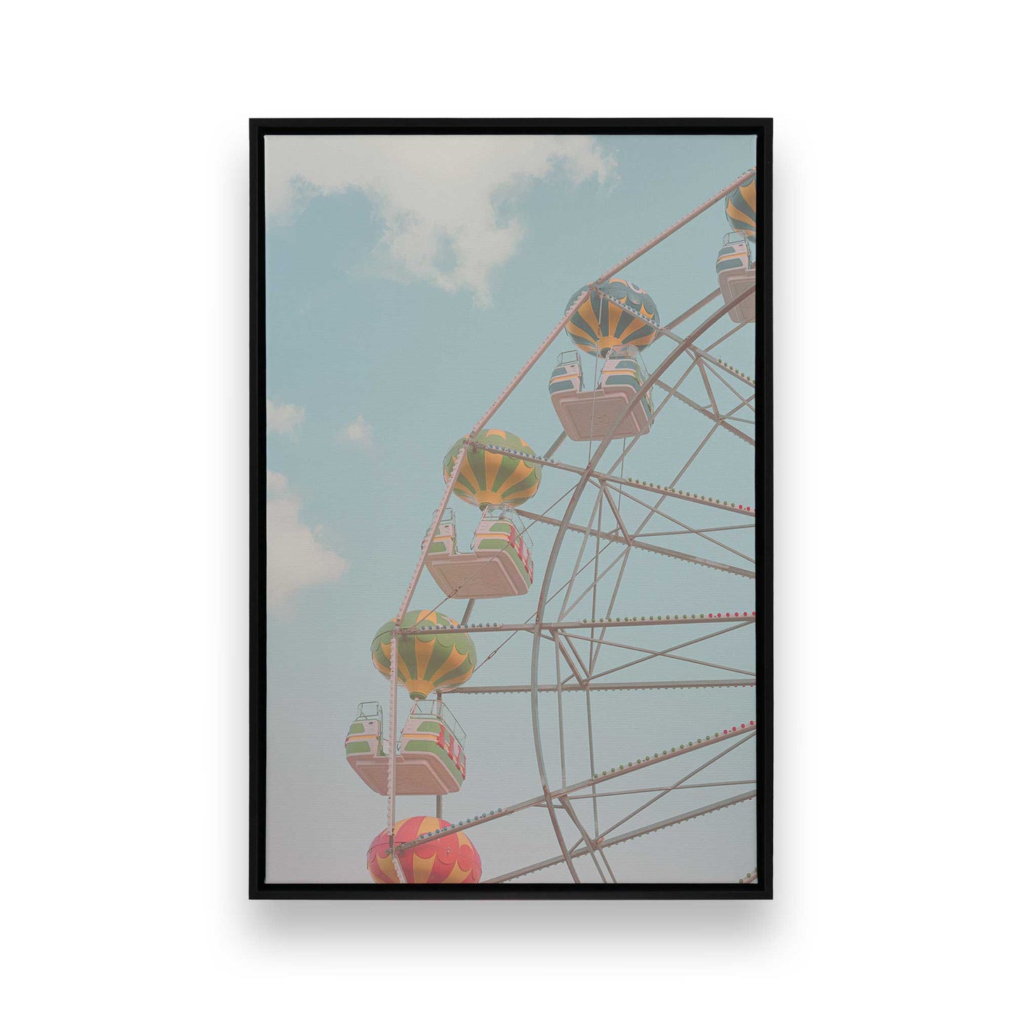 [Color:Satin Black], Picture of art in a Satin Black frame