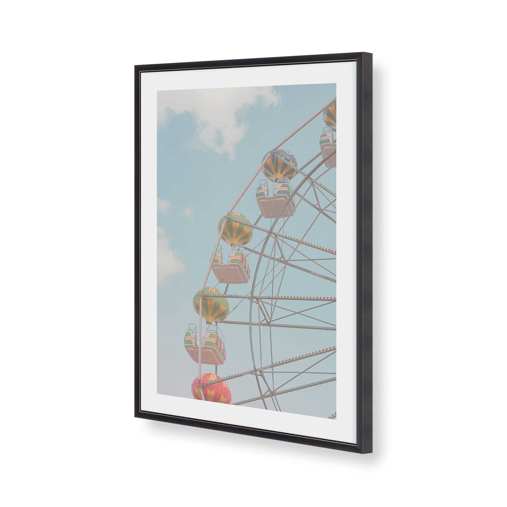 [Color:Weathered Zinc], Picture of art in a Weathered Zinc frame of the corner