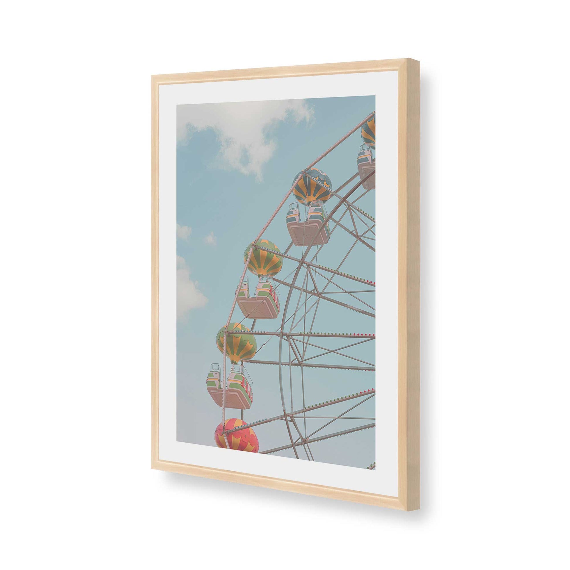 [Color:Raw Maple], Picture of art in a Raw Maple frame of the corner