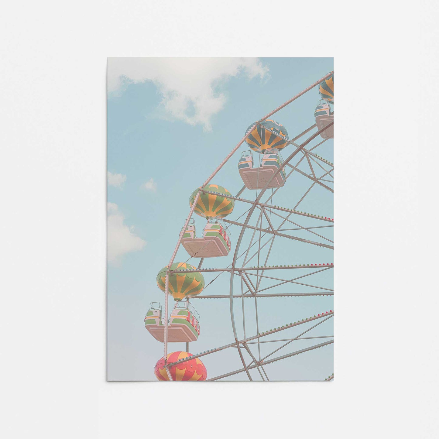 [color:Rolled Print], Picture of close up of art