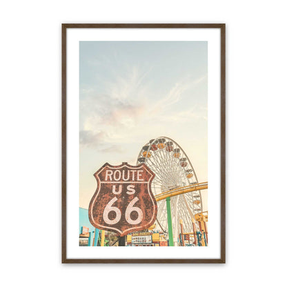 [Color:Walnut], Picture of art in a Walnut frame