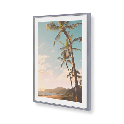[Color:Polished Chrome], Picture of art in a Polished Chrome frame of the corner