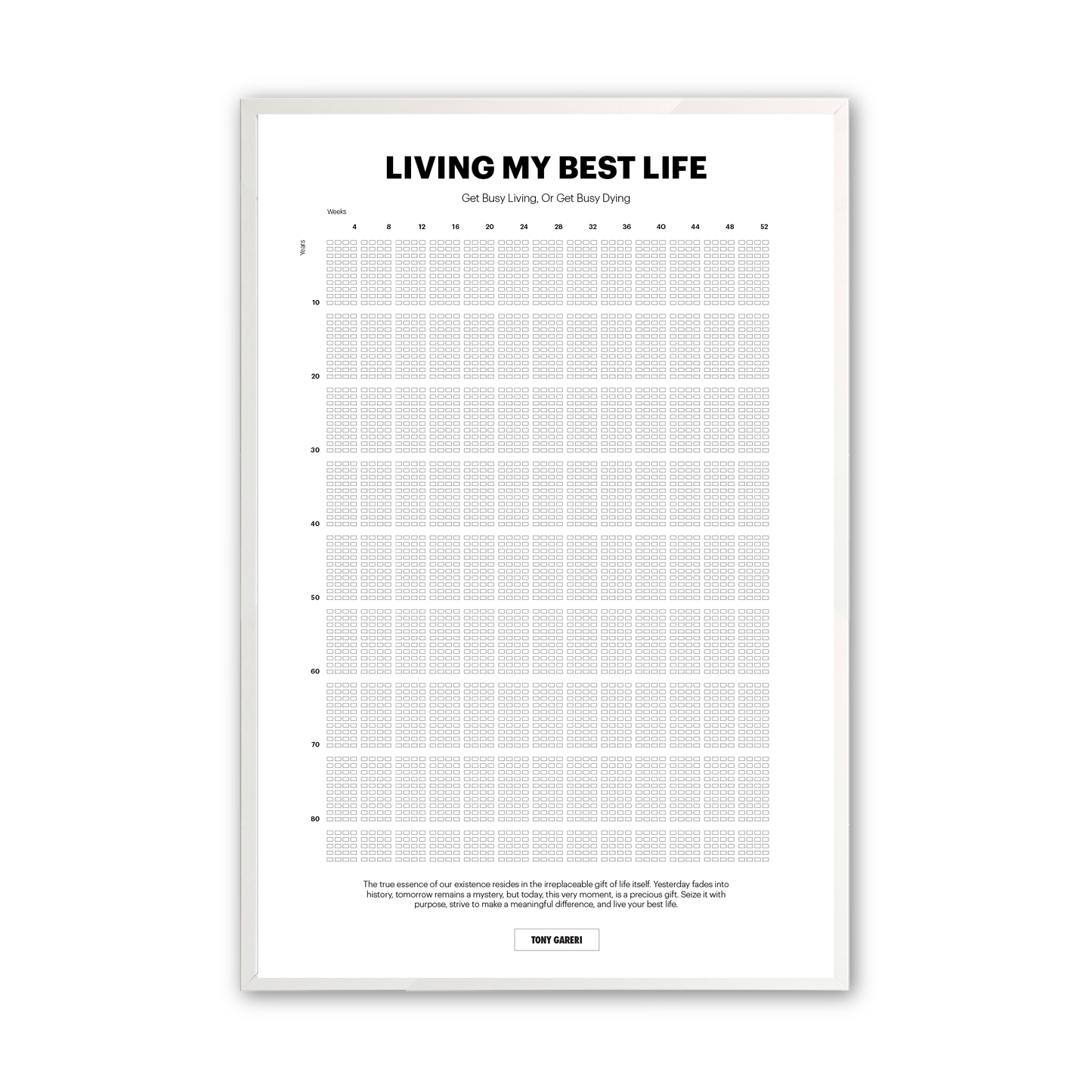 [Color:Opaque White], Picture of art in a Opaque White frame