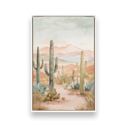 [Color:Opaque White], Picture of art in a White frame