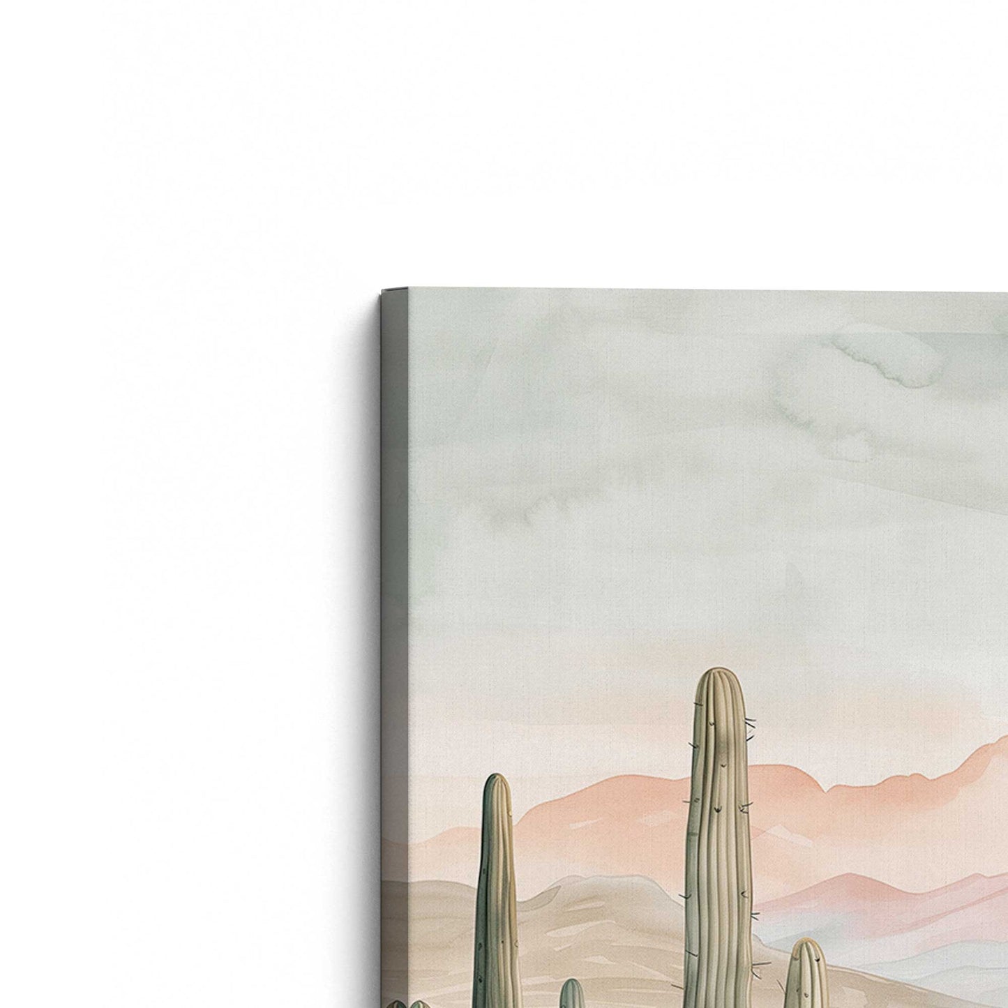 [Color:Stretched Canvas], Picture of the corner of the art