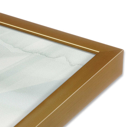 [Color:Polished Gold], Picture of art in a Polished Gold frame at an angle