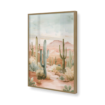 [Color:Brushed Gold], Picture of art in a Brushed Gold frame of the corner