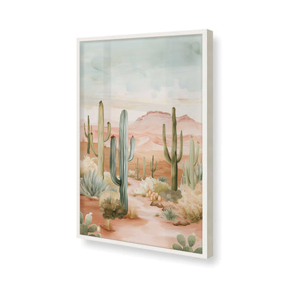 [Color:Opaque White], Picture of art in a Opaque White frame of the corner