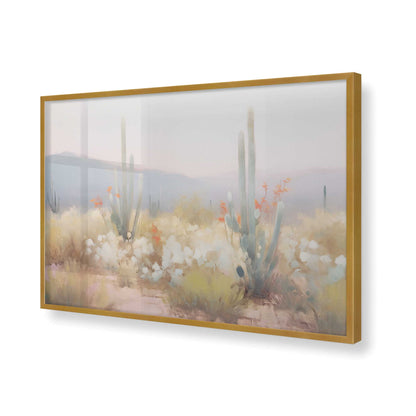 [Color:Polished Gold], Picture of art in a Polished Gold frame of the corner