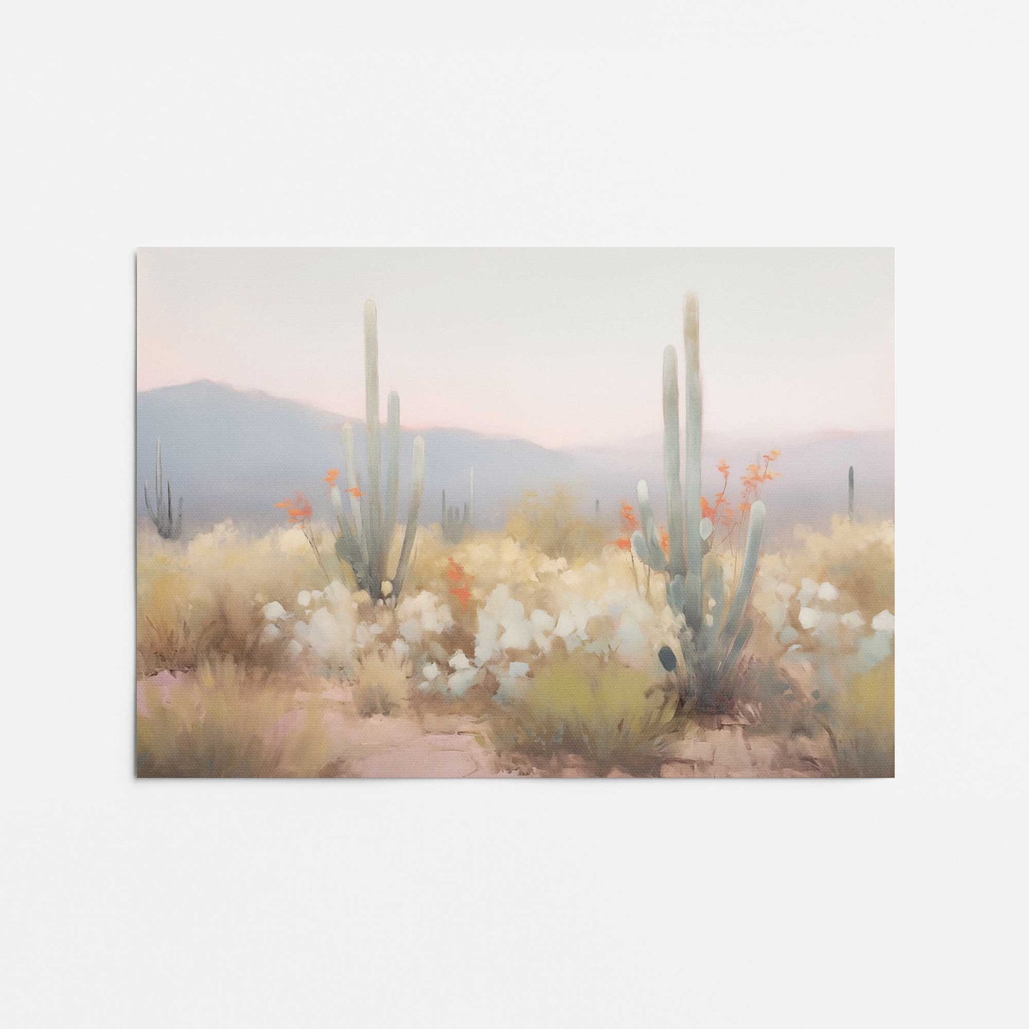 Twilight Cacti Promotional Rolled Print