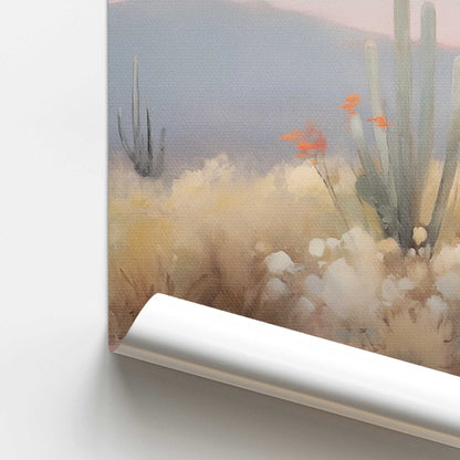 Twilight Cacti Promotional Rolled Print