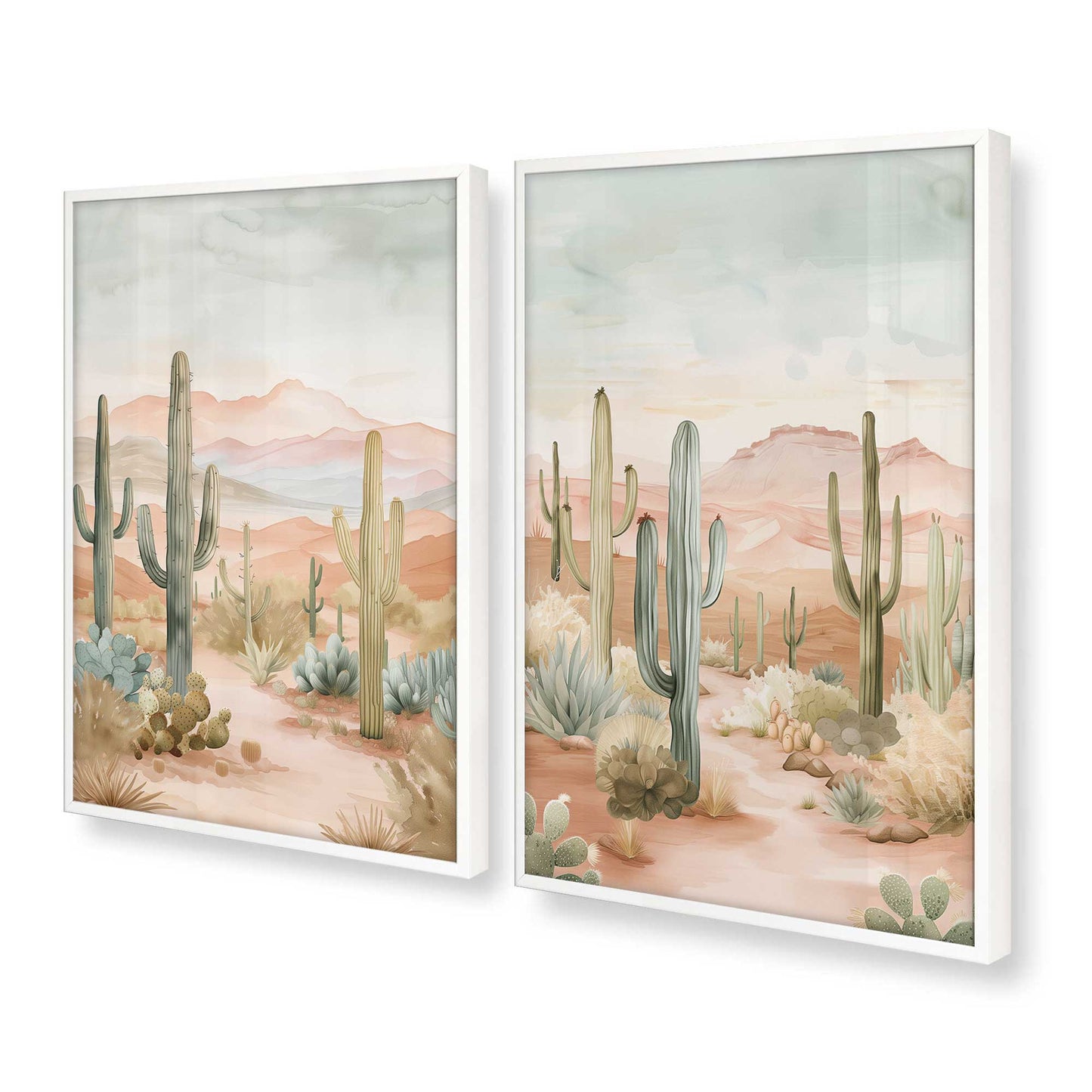 [Color:Opaque White], Picture of art in a Opaque White frame at an angle