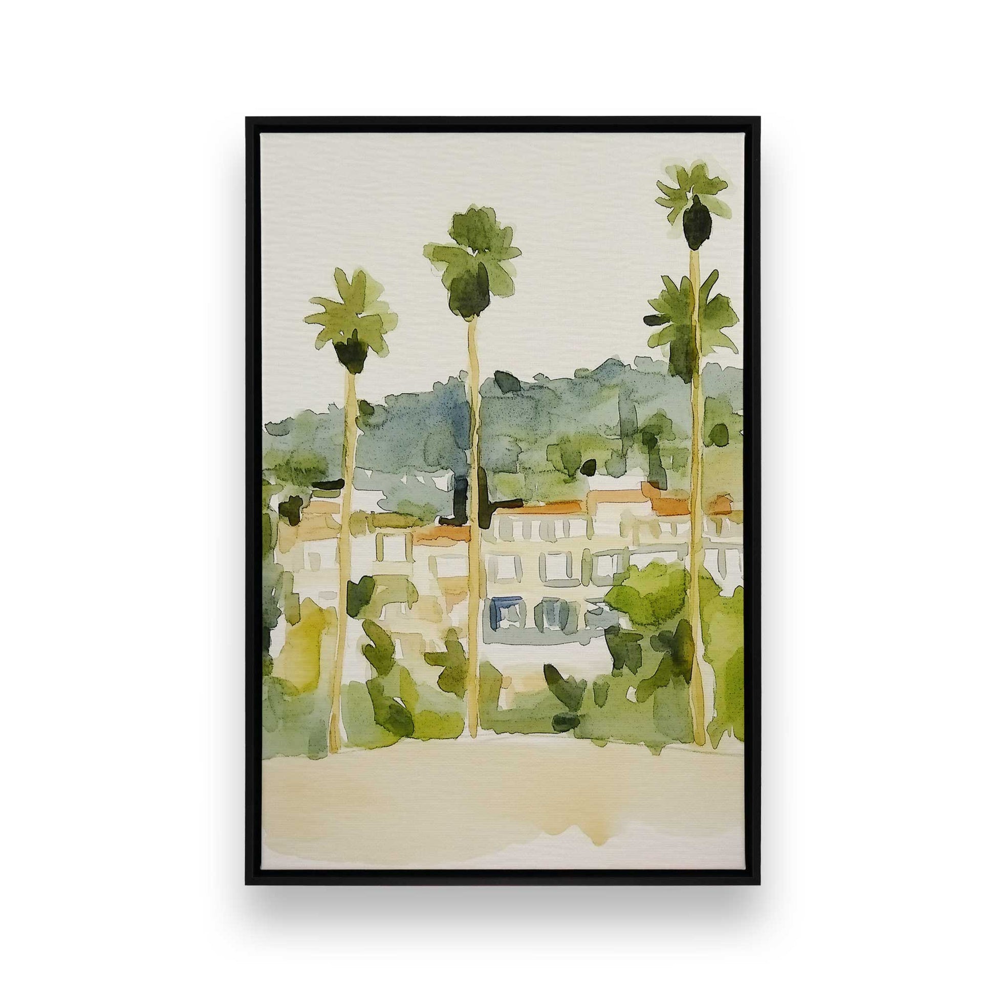 [Color:Satin Black], Picture of art in a Satin Black frame