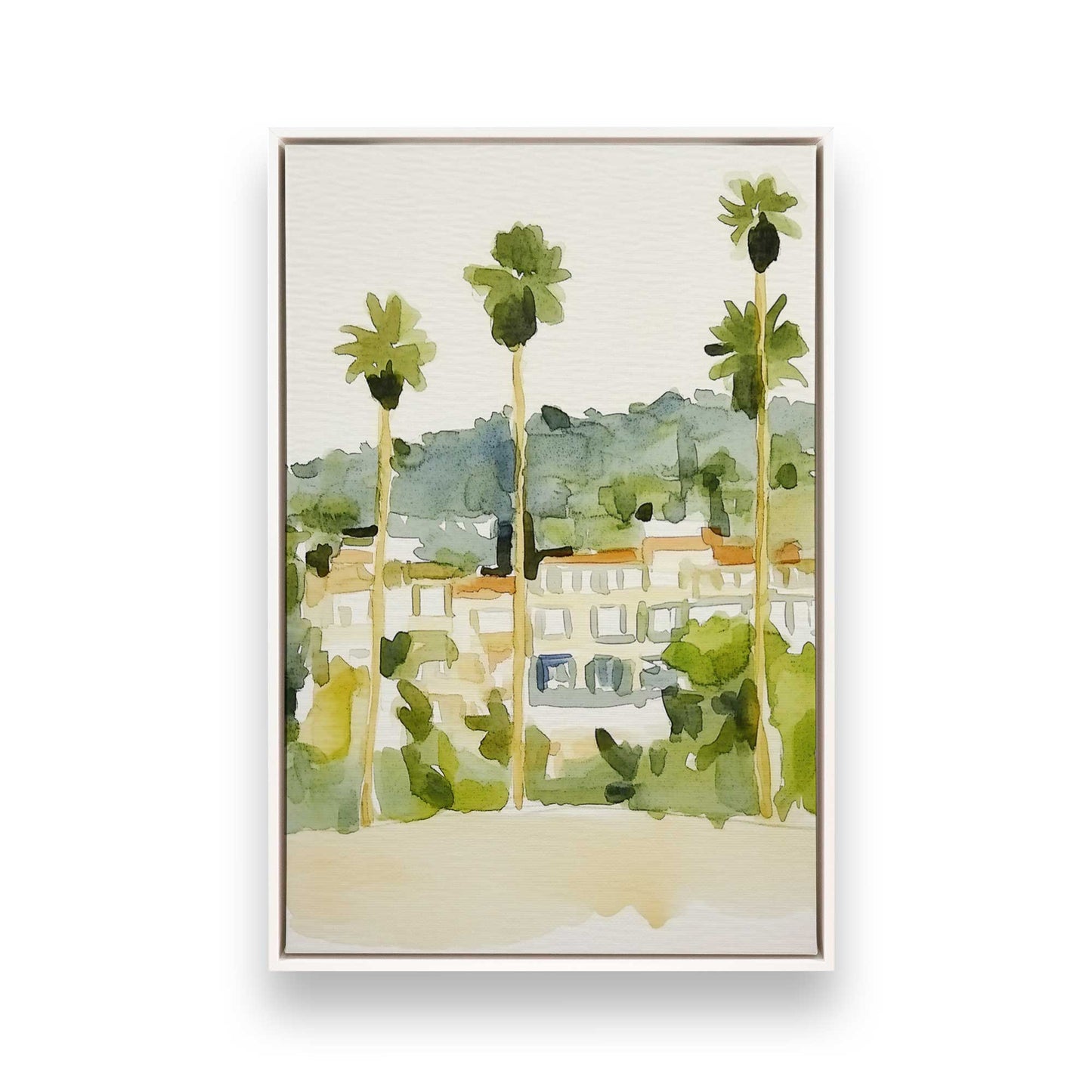 [Color:Opaque White], Picture of art in a White frame