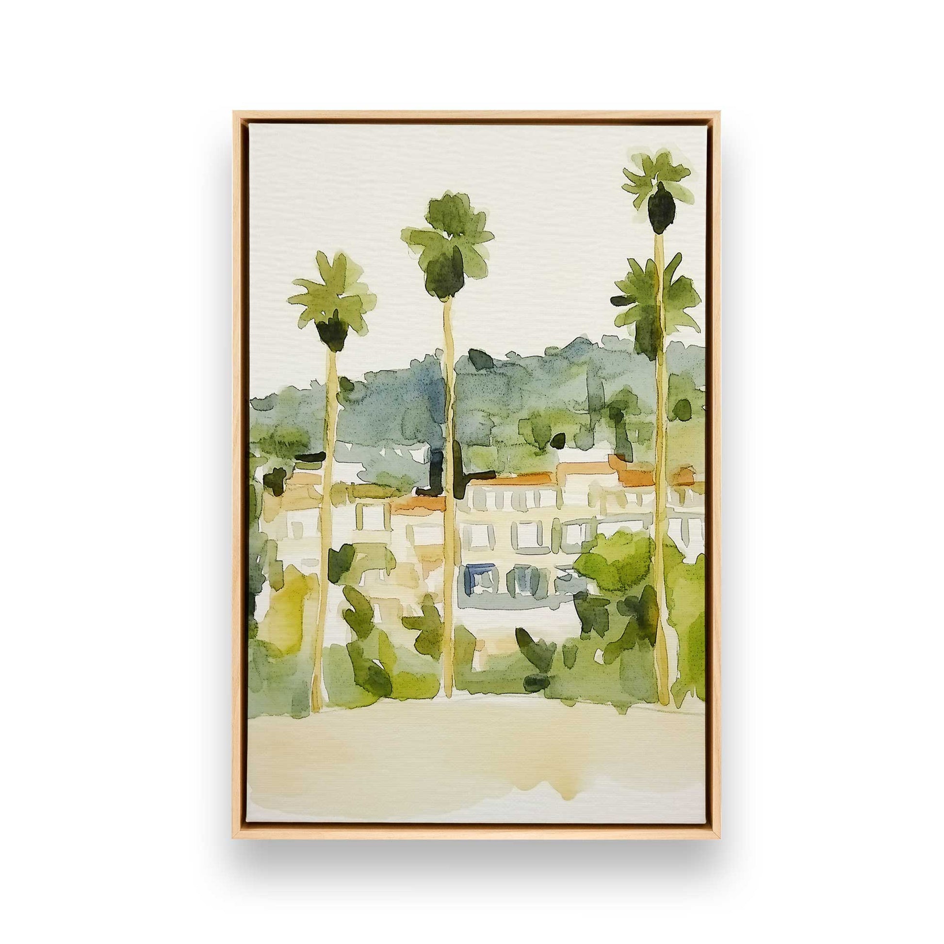 [Color:American Maple], Picture of art in a American Maple frame