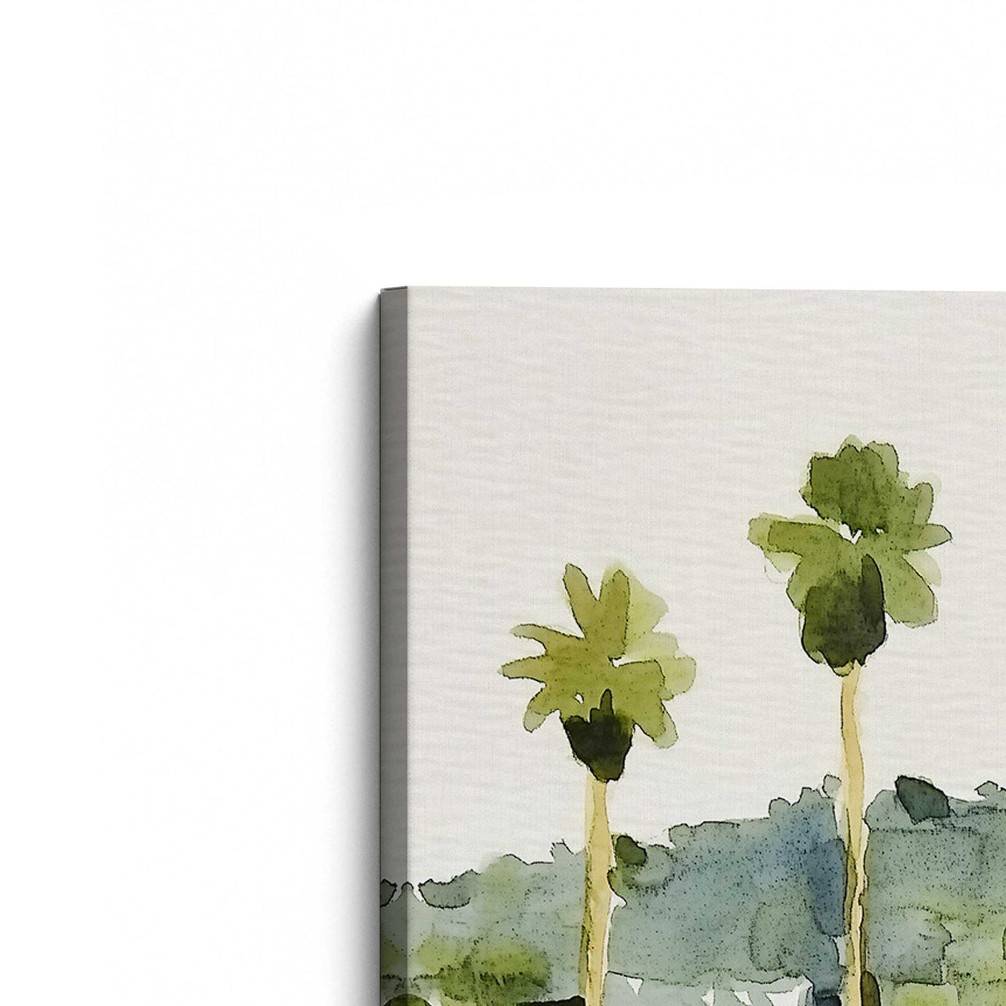 [Color:Stretched Canvas], Picture of the corner of the art