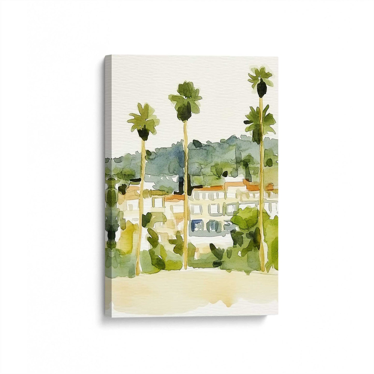 [Color:Stretched Canvas], Picture of art at an angle