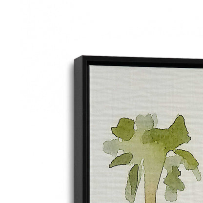 [Color:Satin Black], Picture of art in a Satin Black frame at an angle