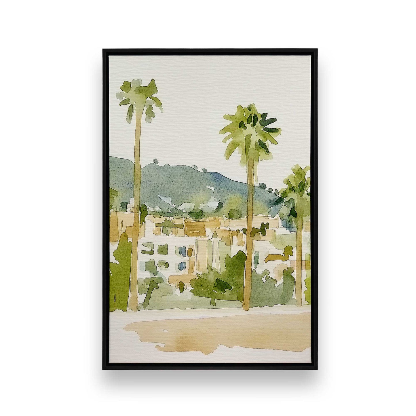 [Color:Satin Black], Picture of art in a Satin Black frame