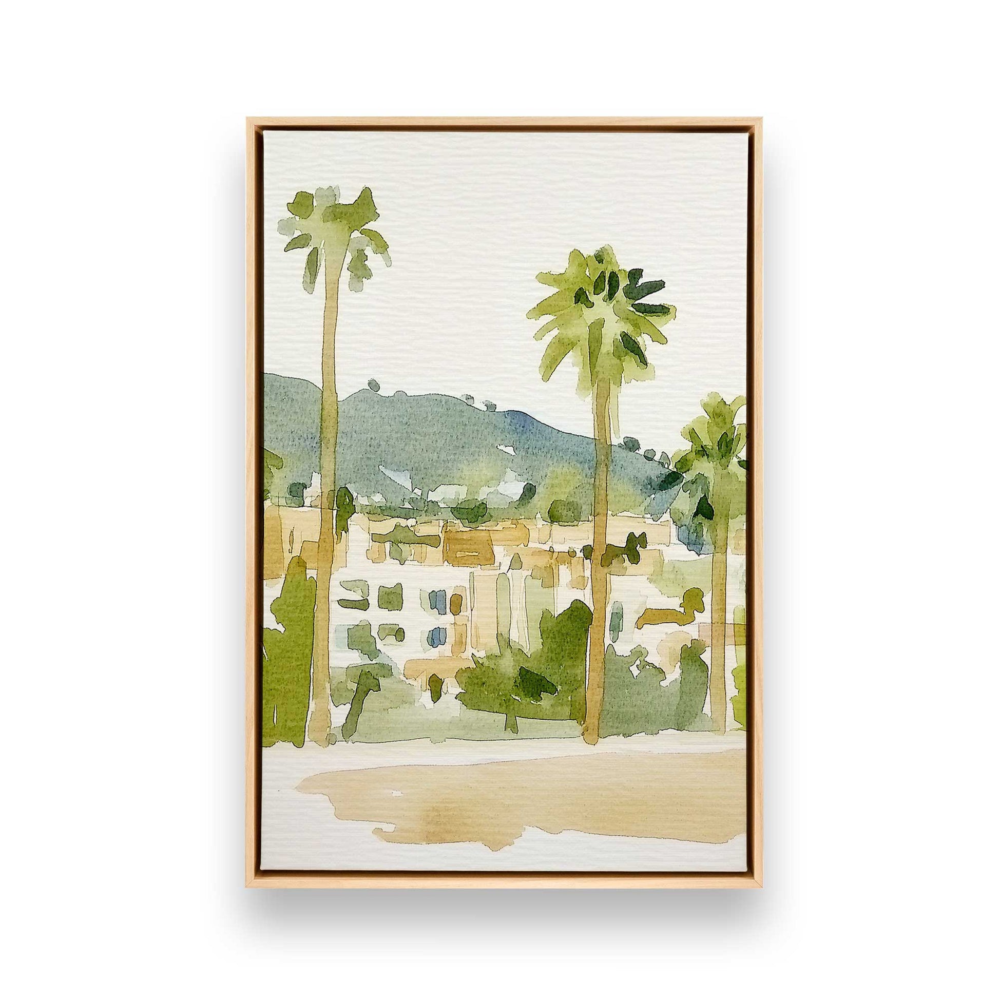 [Color:American Maple], Picture of art in a American Maple frame