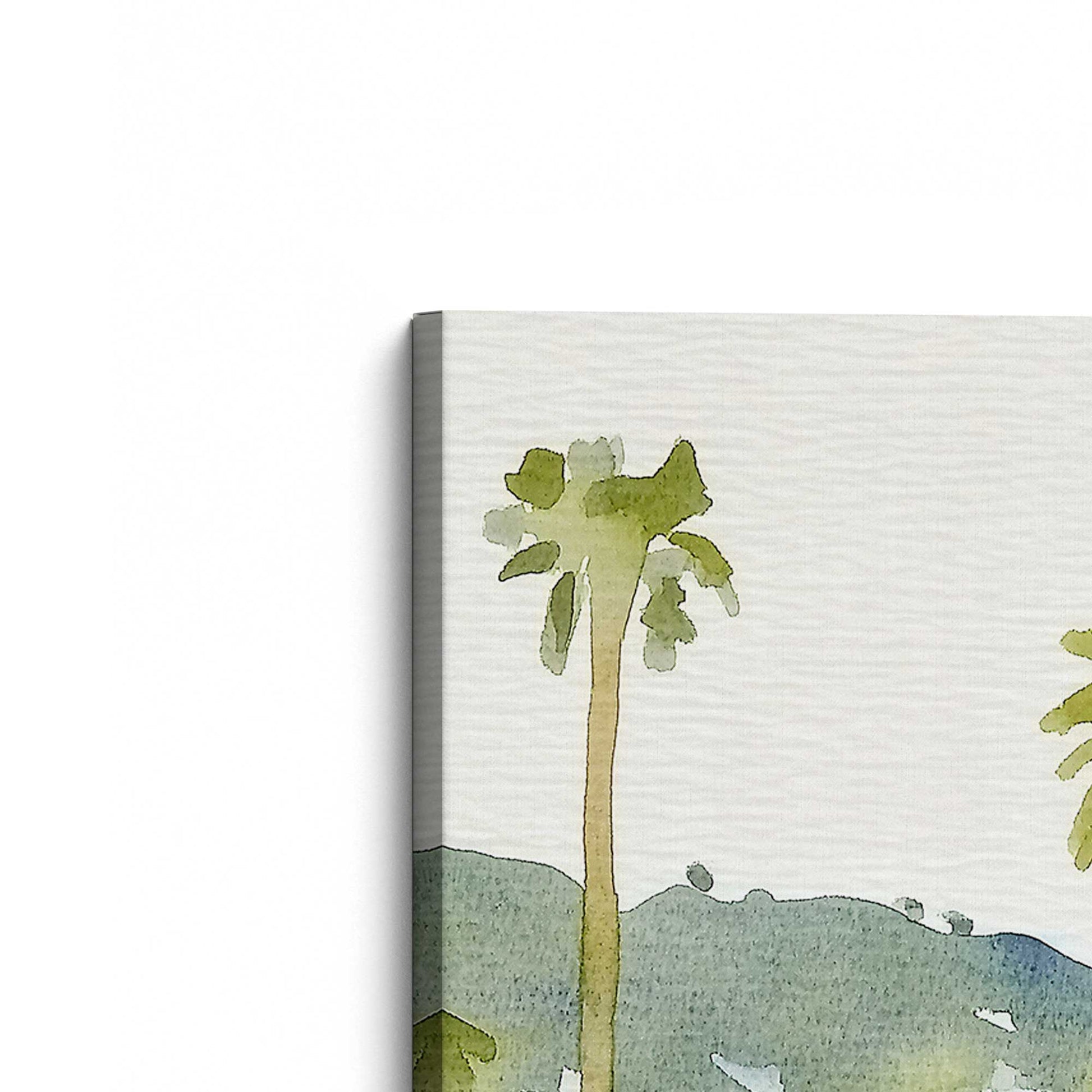 [Color:Stretched Canvas], Picture of the corner of the art