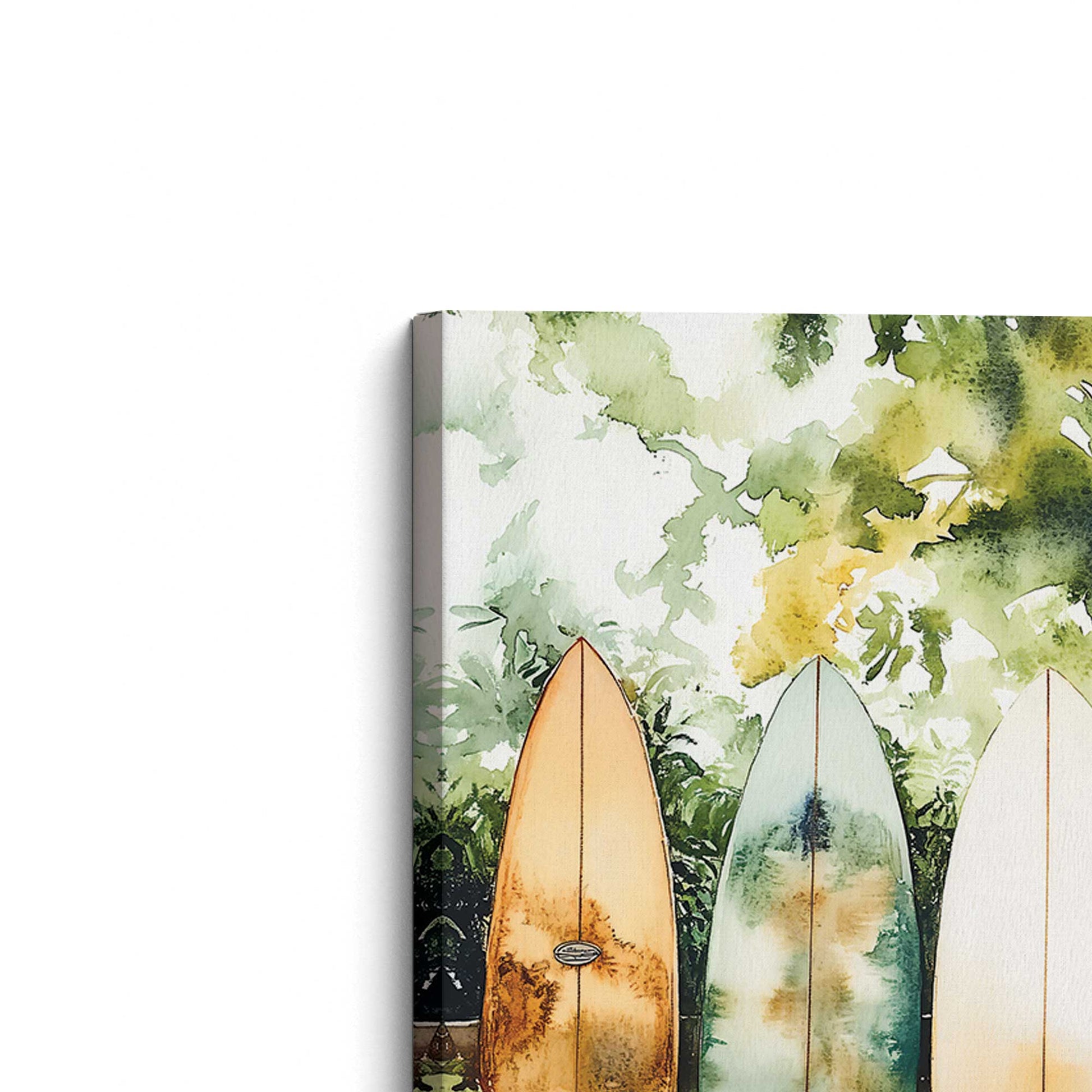 [Color:Stretched Canvas], Picture of the corner of the art