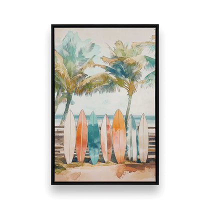 [Color:Satin Black], Picture of art in a Satin Black frame