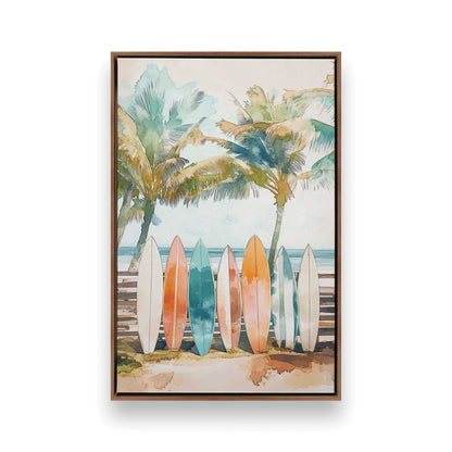 [Color:Walnut], Picture of art in a Walnut frame
