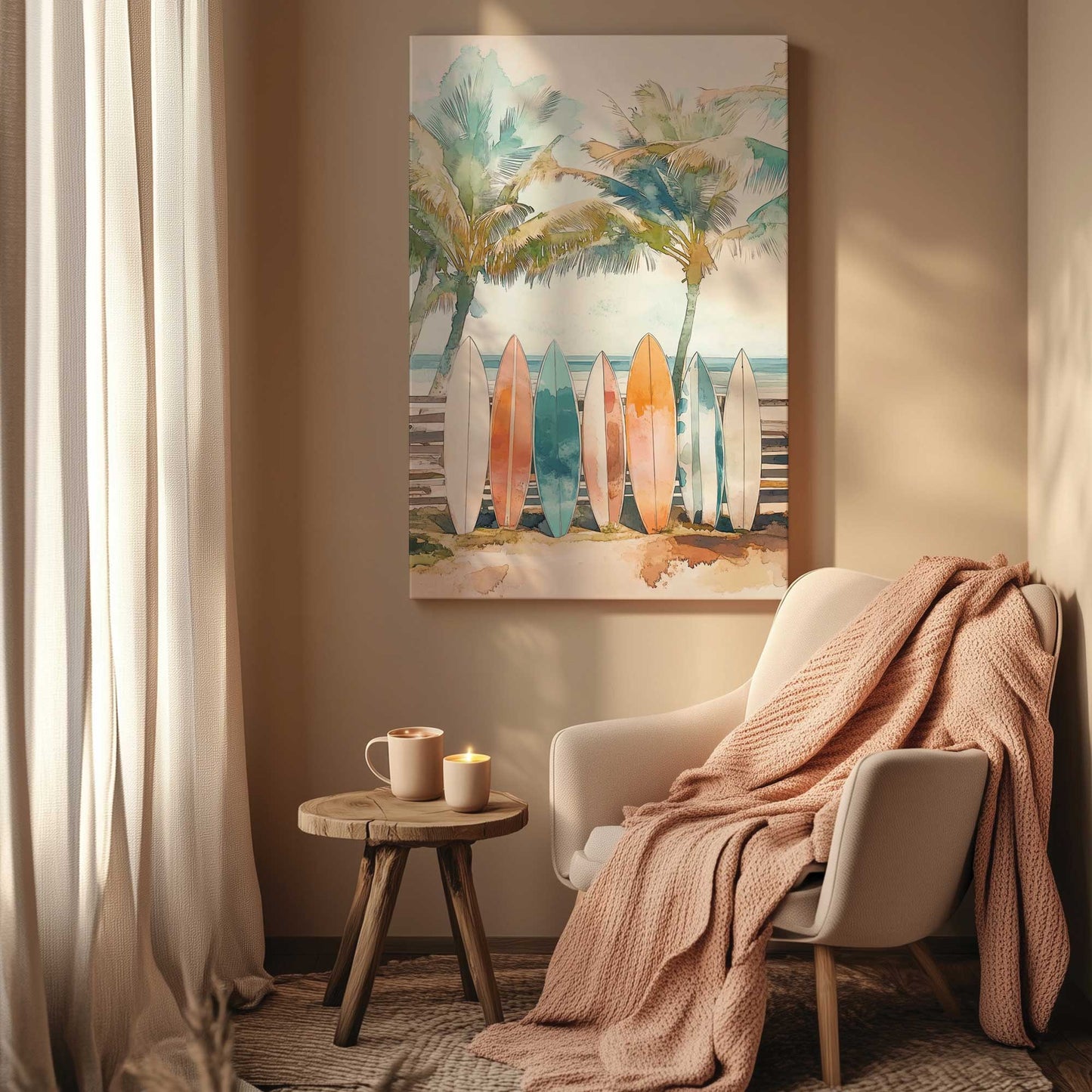 Picture of art in a room
