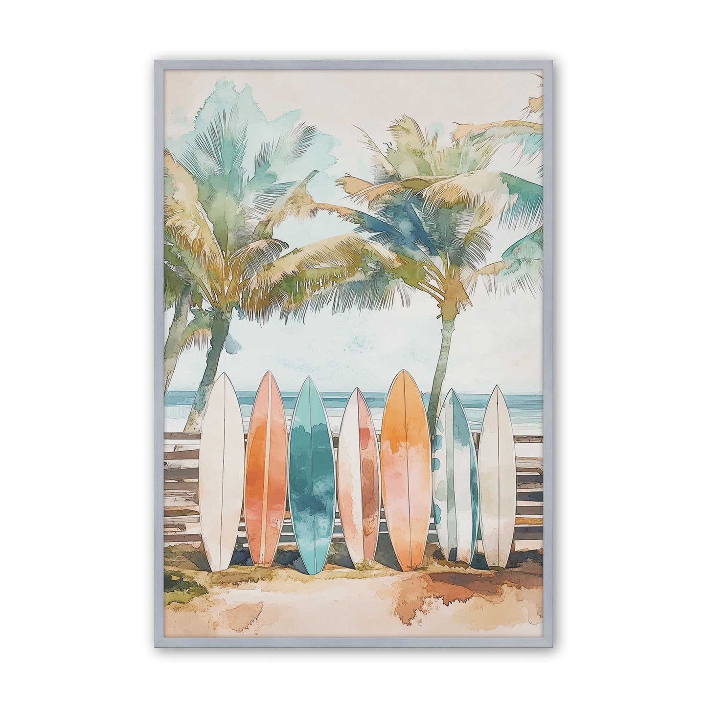 [Color:Polished Chrome], Picture of art in a Polished Chrome frame