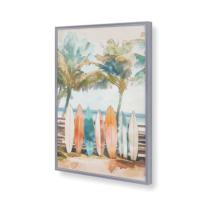 [Color:Polished Chrome], Picture of art in a Polished Chrome frame of the corner