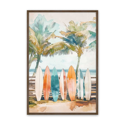 [Color:Walnut], Picture of art in a Walnut frame