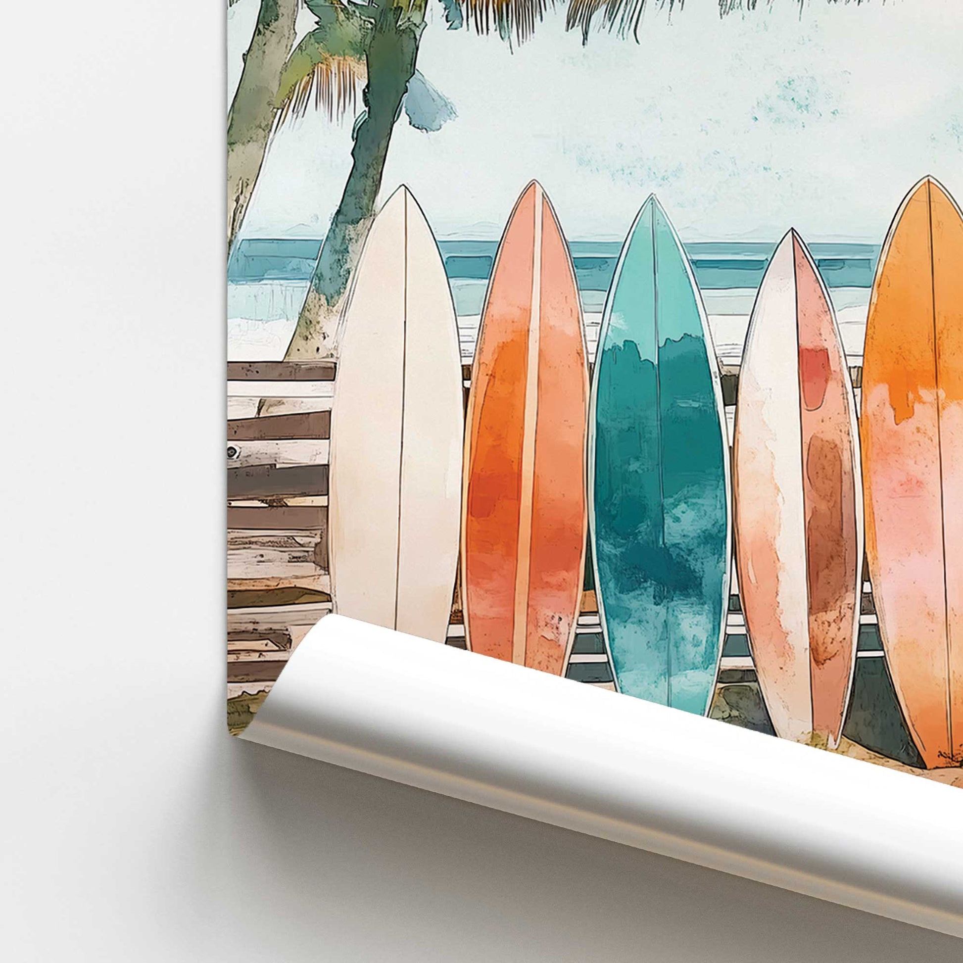 [Color:Rolled Print], Picture of close up of art